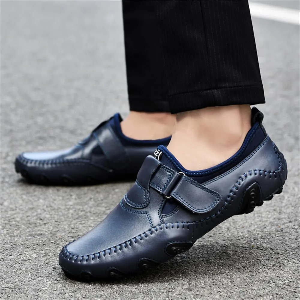 Men's Classic Leather Casual Shoes Office Casual Slip on Loafers Men's Soft and Comfortable Driving Walking Shoes