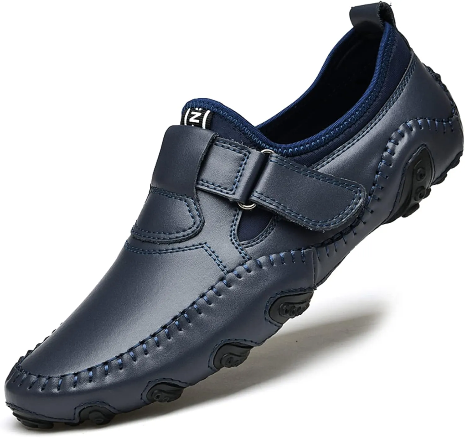 Men's Classic Leather Casual Shoes Office Casual Slip on Loafers Men's Soft and Comfortable Driving Walking Shoes