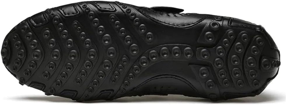 Men's Classic Leather Casual Shoes Office Casual Slip on Loafers Men's Soft and Comfortable Driving Walking Shoes