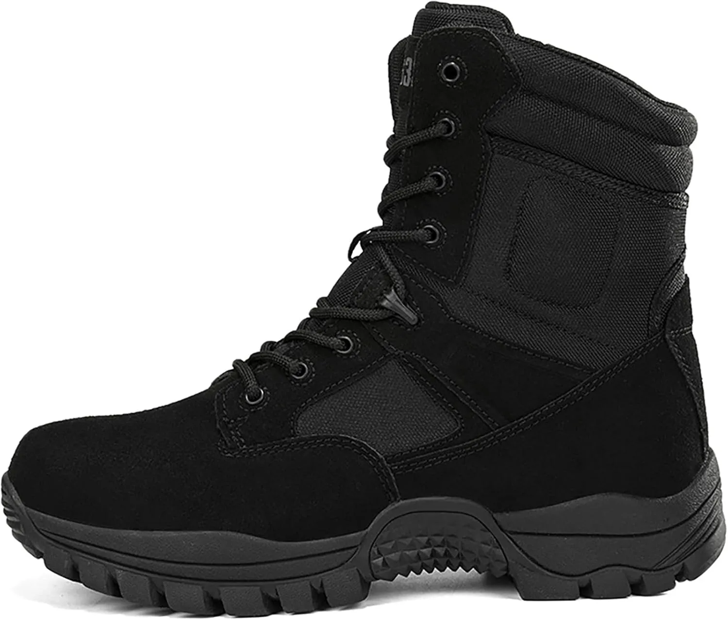 Mens Combat Boots Breathable Police Patrol Boots Lightweight Army Boots Waterproof Hiking Boots Military Tactical Boots