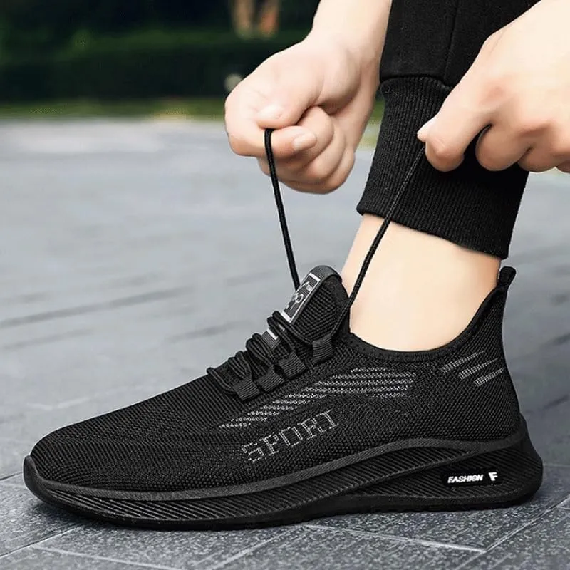 Mens Commuter Slip-Resistant Lightweight Breathable Easy to Walk Lightweight Mesh Breathable Tennis Shoes for Summer Outdoor Driving & Walking