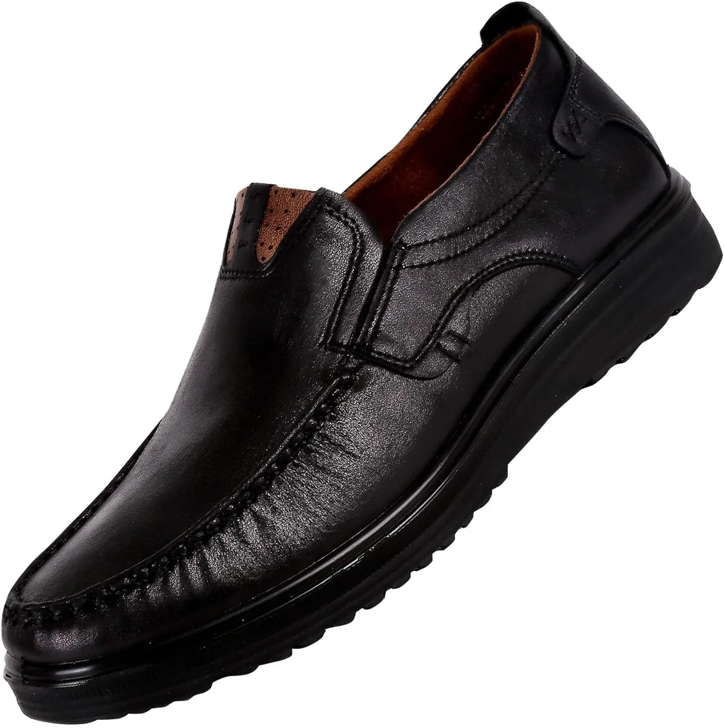 Mens Dress Shoes Womens Fashion Sneakers Womens Loafers Comfortable Dressy Flat Bottom Fashion Christmas Dress Shoes for Women Round Toe Flats Comfortable