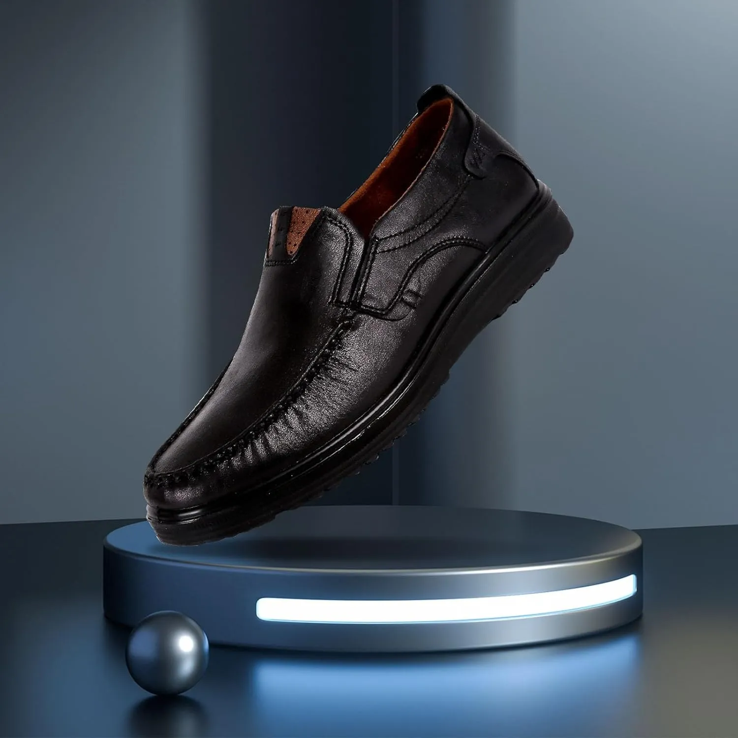 Mens Dress Shoes Womens Fashion Sneakers Womens Loafers Comfortable Dressy Flat Bottom Fashion Christmas Dress Shoes for Women Round Toe Flats Comfortable
