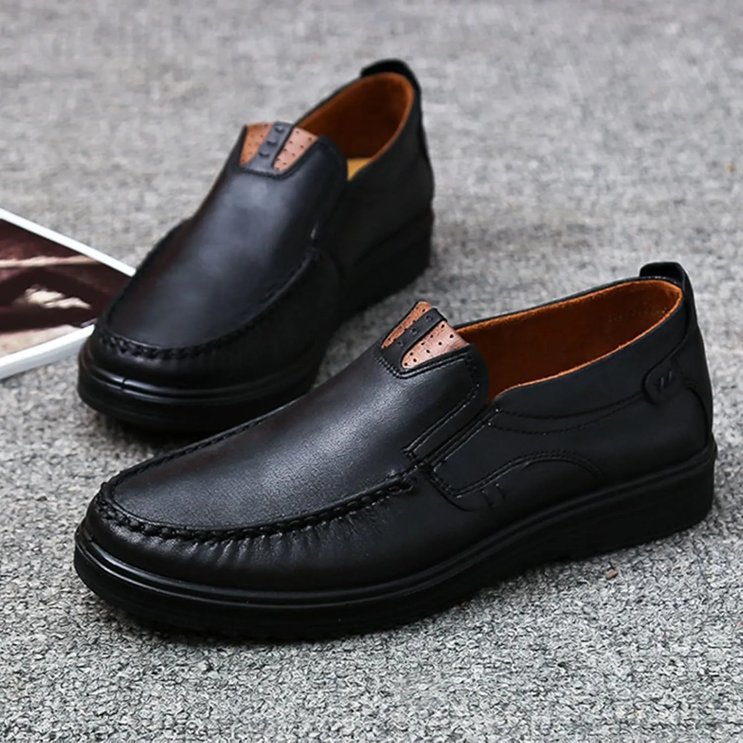 Mens Dress Shoes Womens Fashion Sneakers Womens Loafers Comfortable Dressy Flat Bottom Fashion Christmas Dress Shoes for Women Round Toe Flats Comfortable