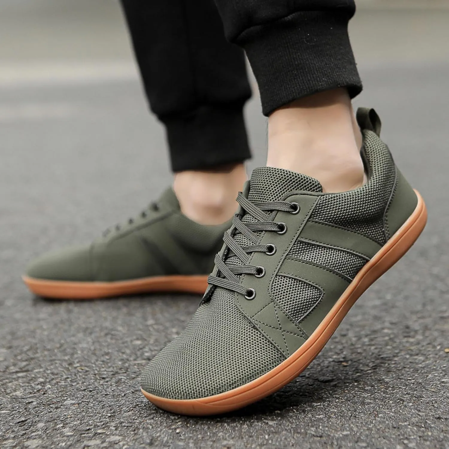 Men's Fashion Versatile Walking Shoes Breathable Elastic Fly Woven Mesh Sneaker Business Casual Versatile Shoes