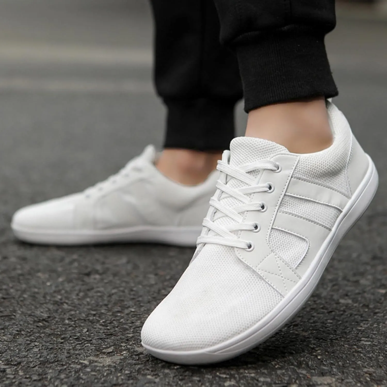 Men's Fashion Versatile Walking Shoes Breathable Elastic Fly Woven Mesh Sneaker Business Casual Versatile Shoes