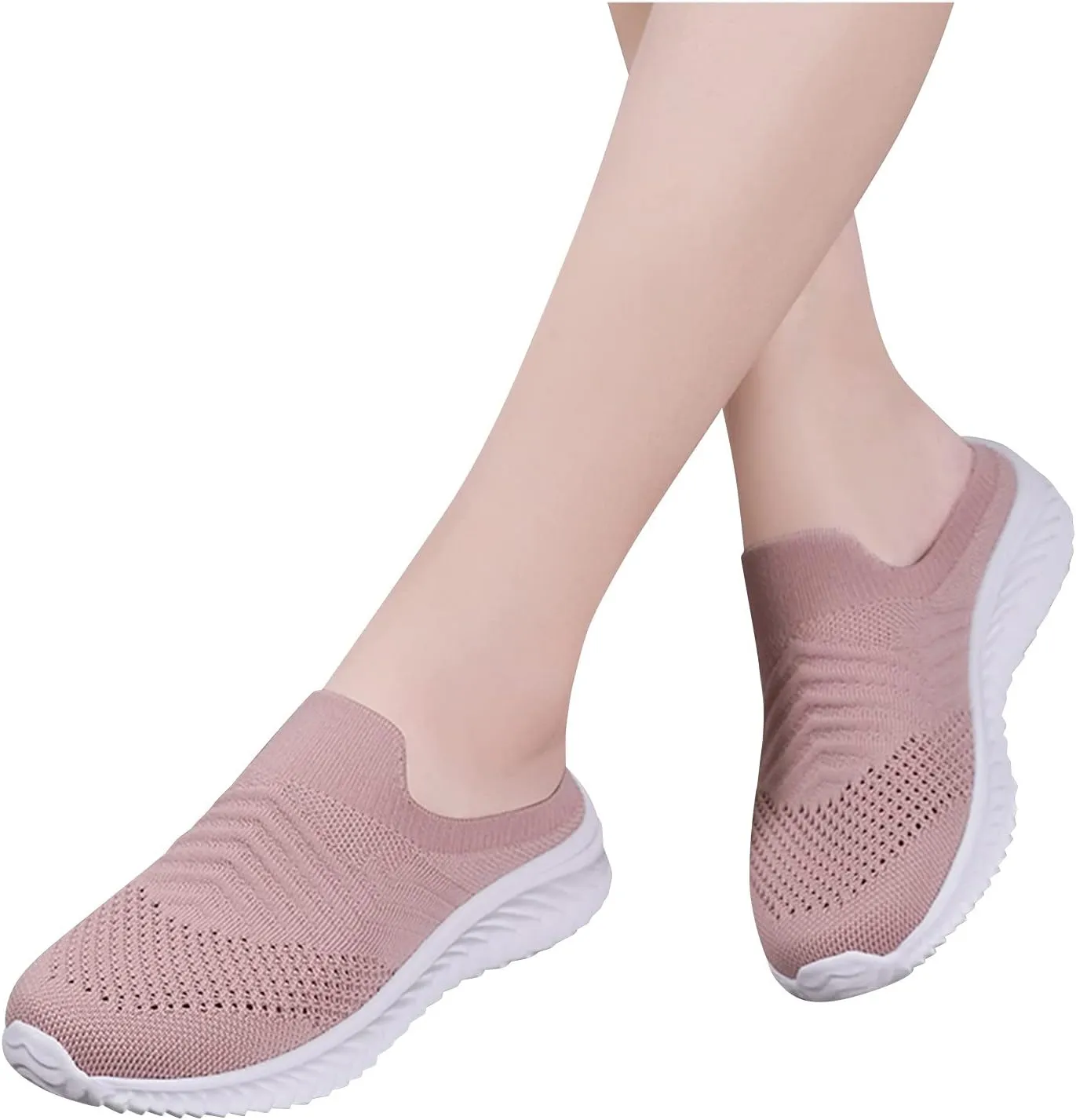 Men's Mesh Sneakers Walking Sneakers for Women Men Running Shoes Loafers for Women Casual Mens Loafers Casual Slip On Platform Sneakers for Women