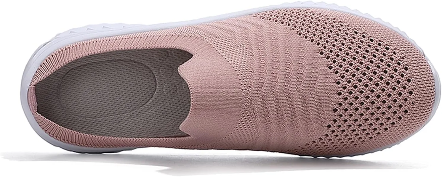 Men's Mesh Sneakers Walking Sneakers for Women Men Running Shoes Loafers for Women Casual Mens Loafers Casual Slip On Platform Sneakers for Women