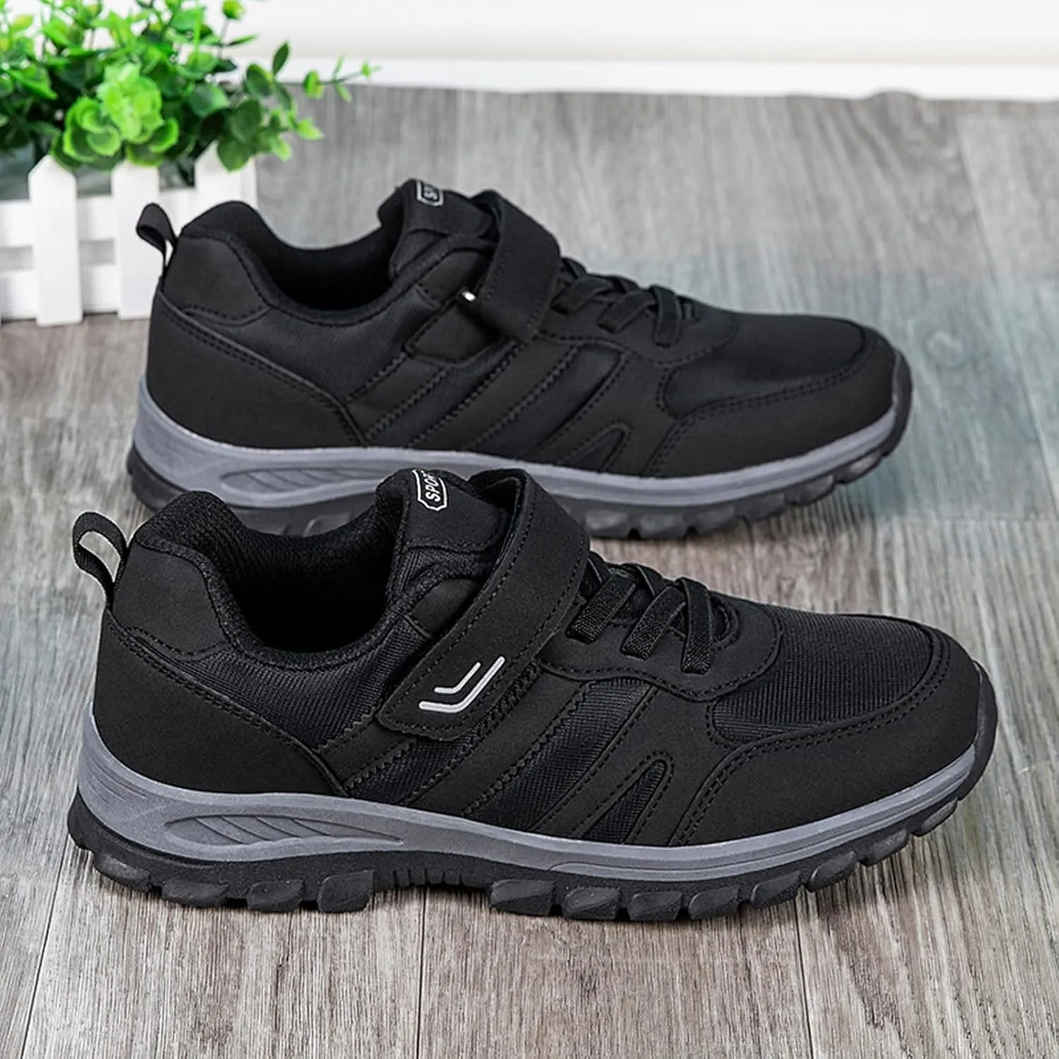 Men's Simple and Fashionable Flying Woven Round Head Solid Color Lightweight Breathable Soft Mens Sneaker Boots