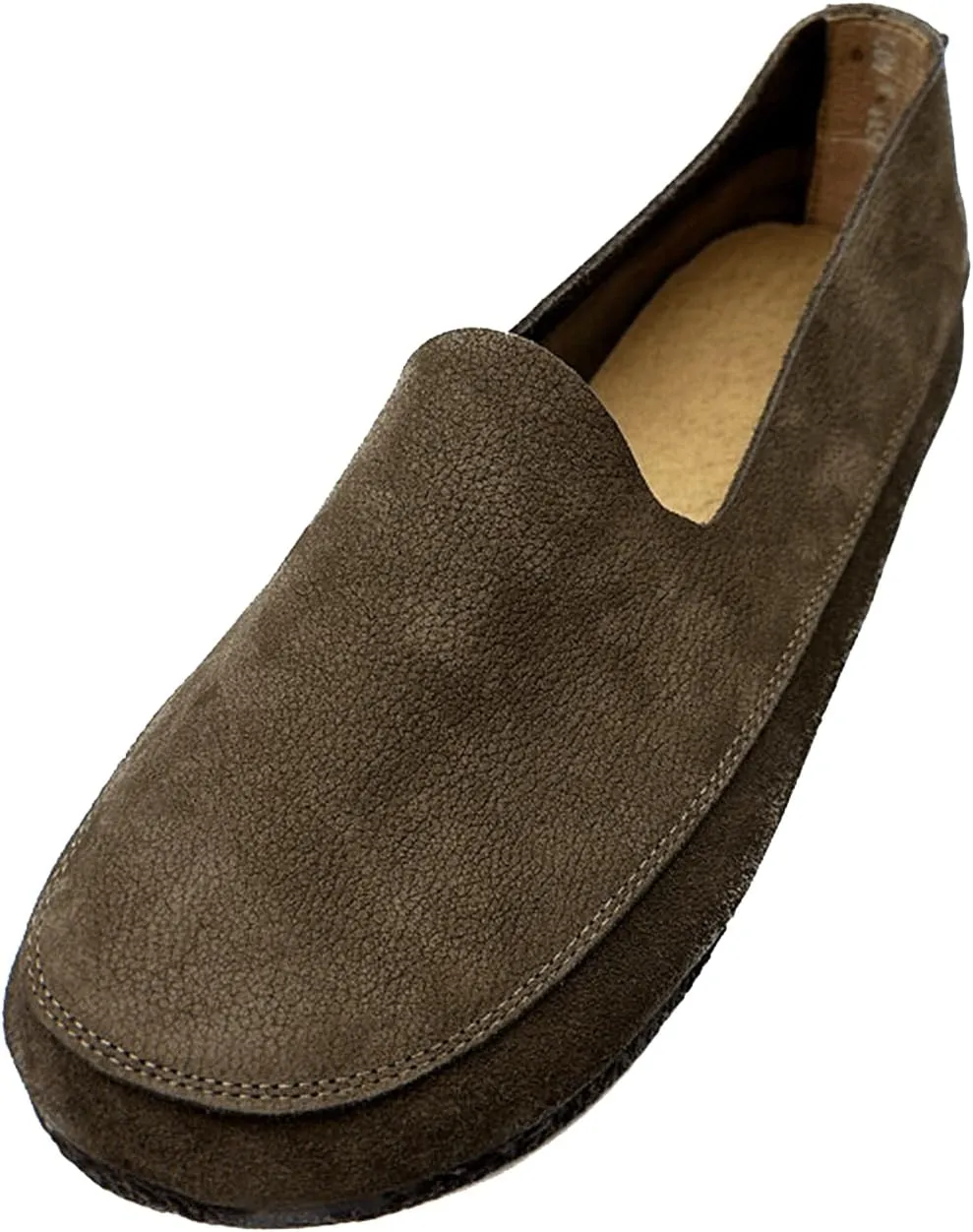 Mens Soft Walking Shoes Genuine Leather Casual Slip on Loafers Comfortable Driving Shoes