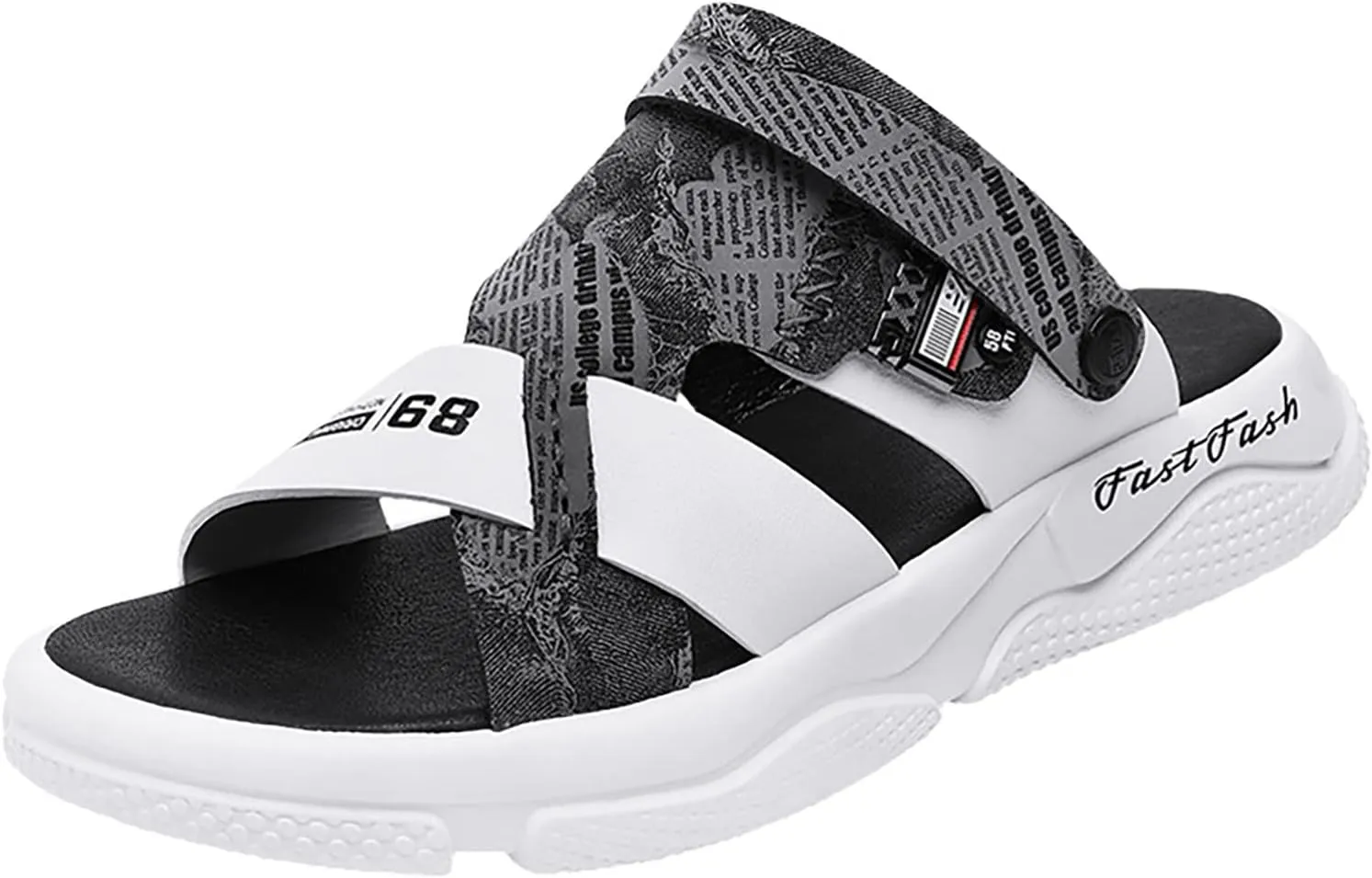 Men'S Summer New Soft Bottom Outerwear Sandals And Slippers Casual Sports Trend Air Cushion Beach Slip Sandals