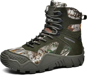 Mens Waterproof Hiking Boots Military Tactical Boots Combat Boots Breathable Police Patrol Boots Army Boots