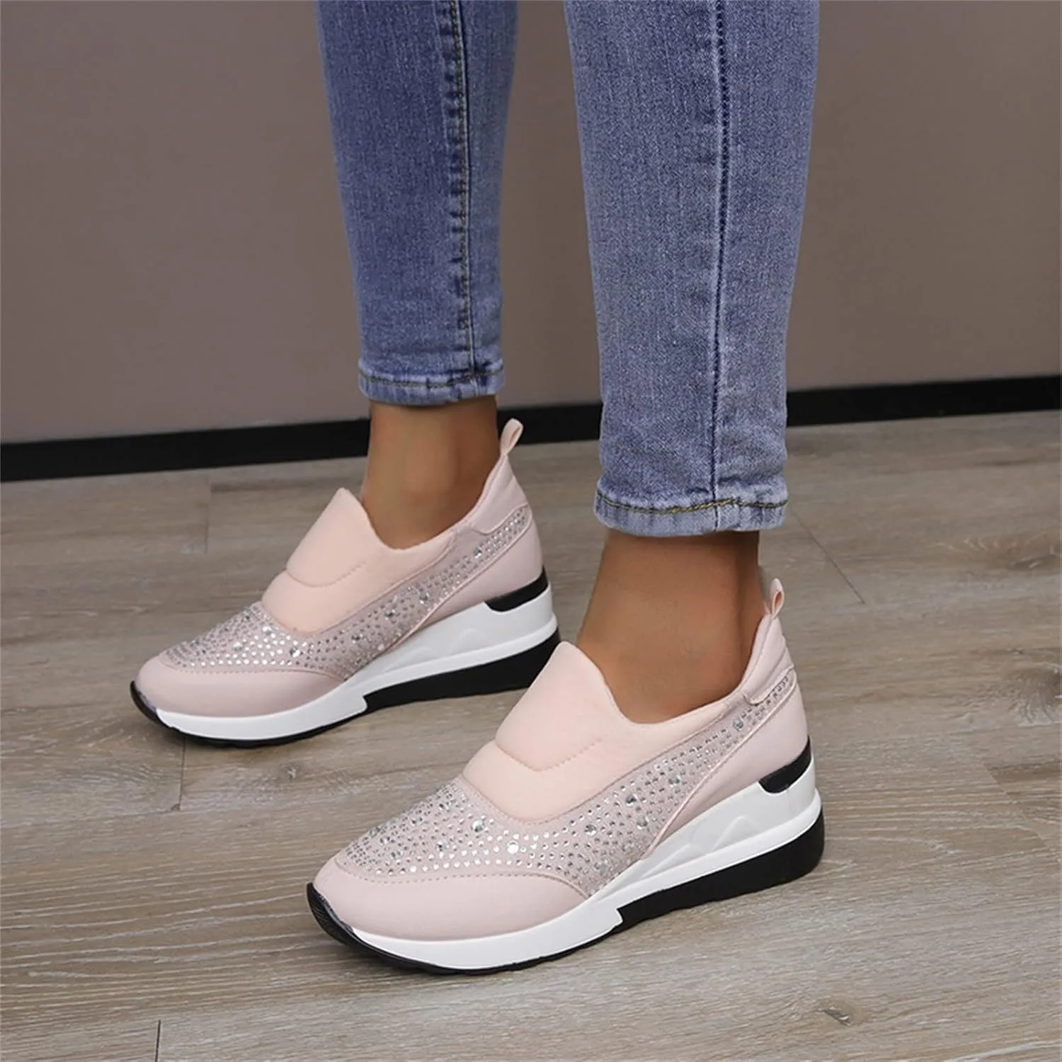 Men's Wide Minimalist Barefoot Sneakers Black Sneakers for Men Slip On Shoes Women Women's Wide Loafers Loafers for Men White Leather Sneakers for Women