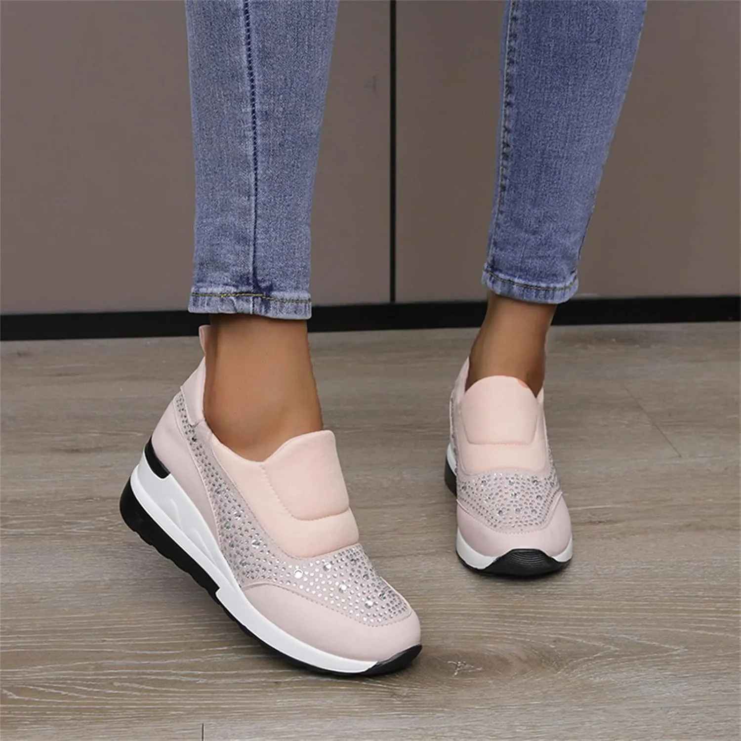 Men's Wide Minimalist Barefoot Sneakers Black Sneakers for Men Slip On Shoes Women Women's Wide Loafers Loafers for Men White Leather Sneakers for Women