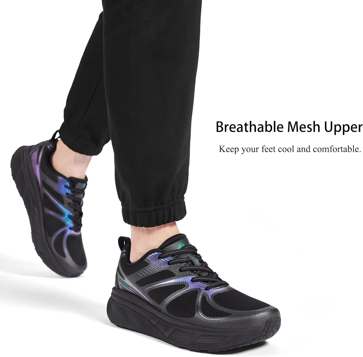 Mens Womens Road Running Tennis Walking Shoes Comfortable Breathable Non Slip Athletic Cross Training Sneakers
