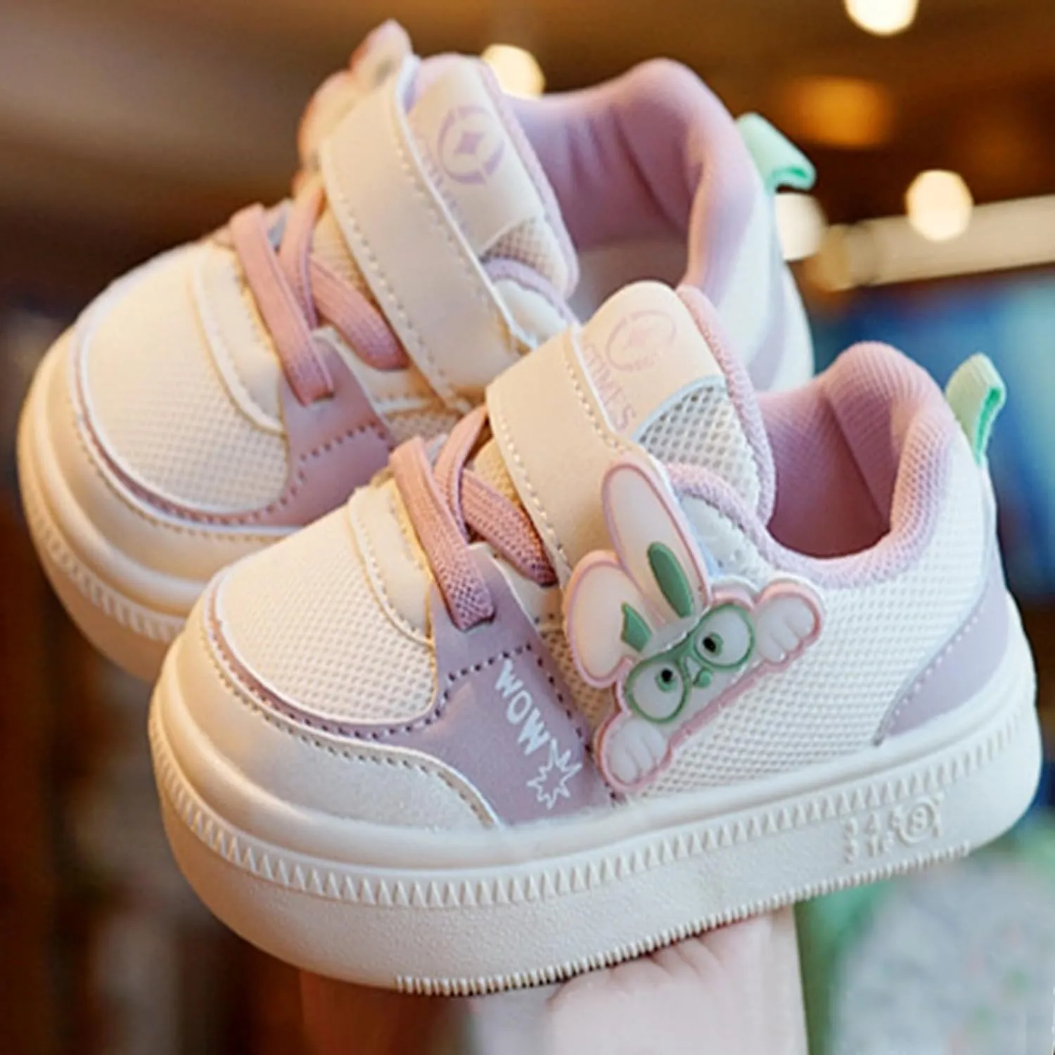 Mesh Breathable Sneaker for Baby Infant Toddler 𝗖artoon Open Toe First Walking Sport Shoes Newborn Outdoor Non Slip