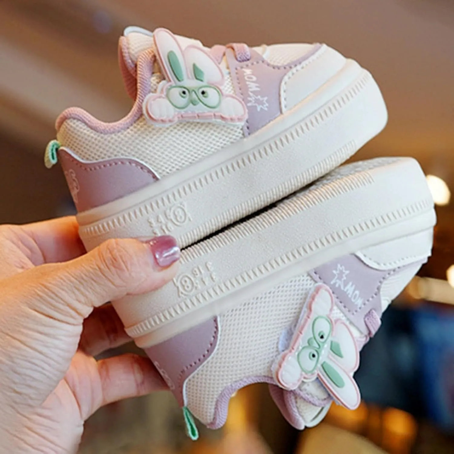 Mesh Breathable Sneaker for Baby Infant Toddler 𝗖artoon Open Toe First Walking Sport Shoes Newborn Outdoor Non Slip