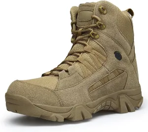 Military Boots For Men Tactical Boots Combat Boots Breathable Police Patrol Boots Lightweight Army Boots Waterproof Hiking Boots