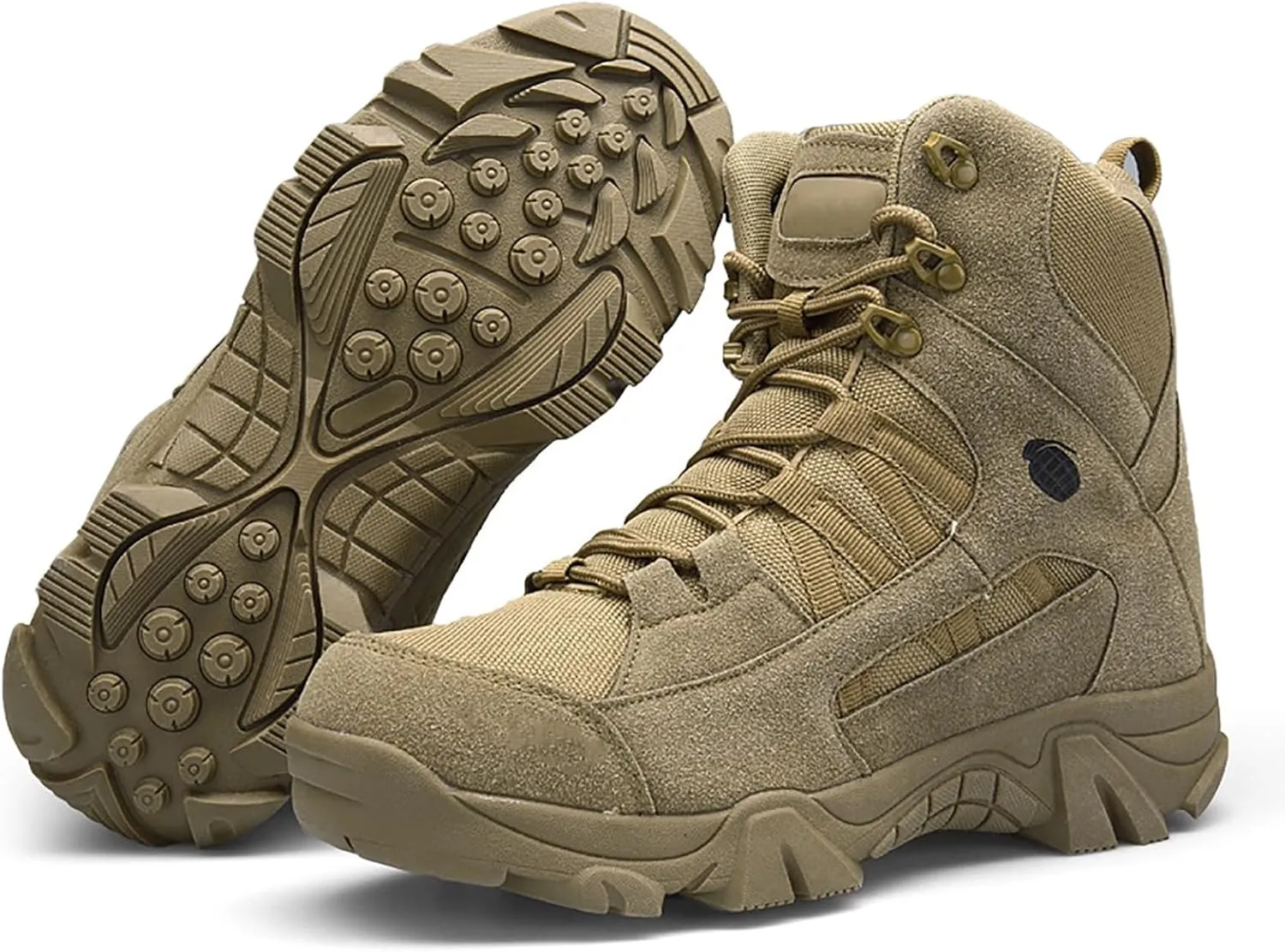 Military Boots For Men Tactical Boots Combat Boots Breathable Police Patrol Boots Lightweight Army Boots Waterproof Hiking Boots