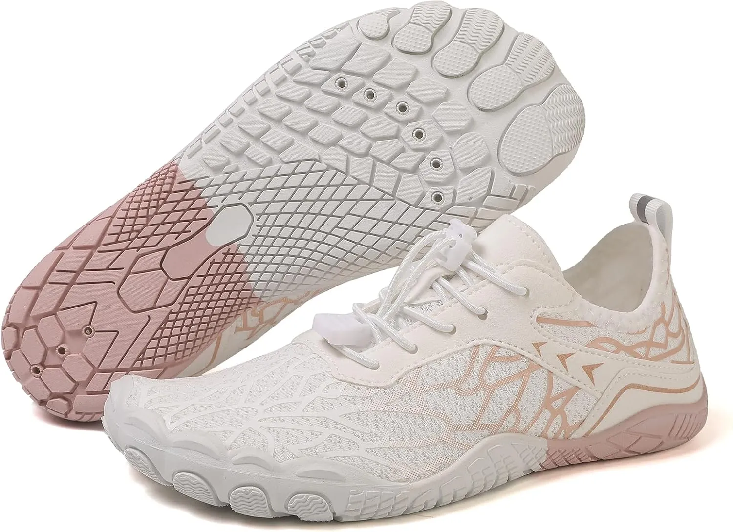 Mmoneyake Hike Barefoot Shoes Women Men Wide Toe Box Healthy & Non-Slip Barefoot Shoes Outdoor Hiking Shoe Grounded Footwear Unisex