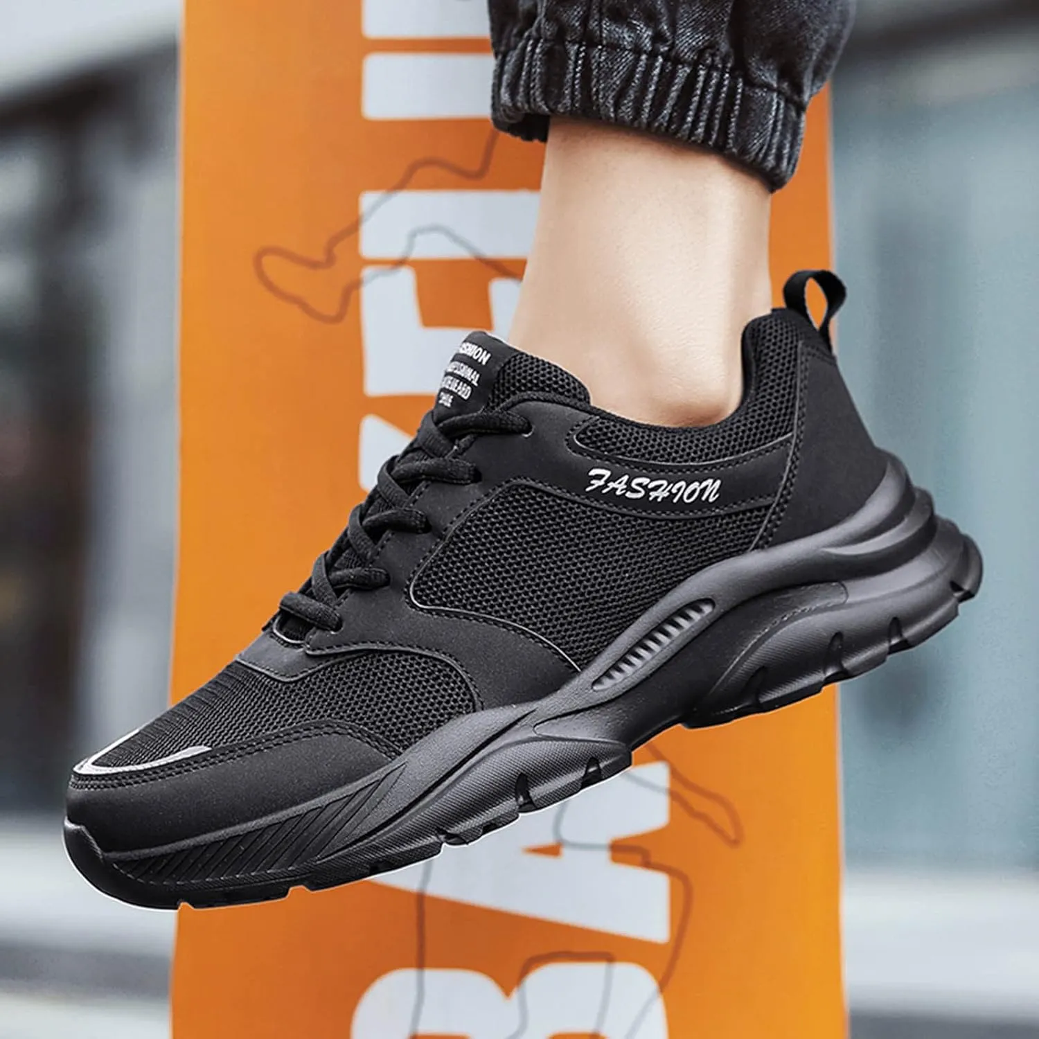 Non Slip Work Sport Shoes for Men Recovery Air Athletic Running Tennis Shoe Arch Support Walking Shoes for Men