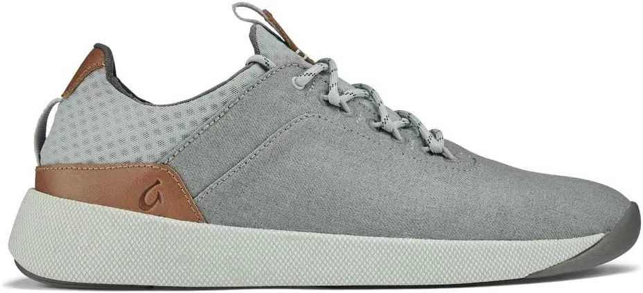 OLUKAI Nanea Li Men's Sneaker Shoes, Weather-Resistant & Breathable Canvas, Comfort Fit & Wet Grip Rubber Soles