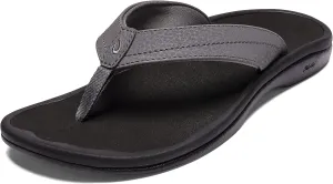 OLUKAI Ohana Women's Beach Sandals, Water Resistant Flip Flops, Arch Support & Comfort Fit, Lightweight & Durable, Enhanced Grip & Traction