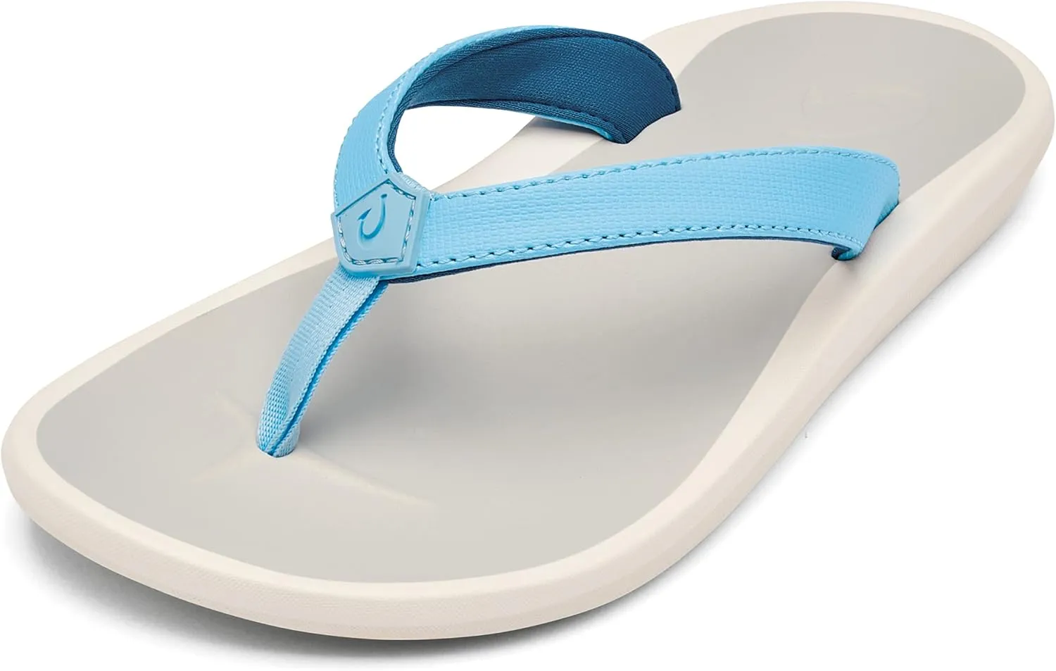 OLUKAI Pi'oe Women's Beach Sandals, Water-Resistant Flip-Flop Slides, Ulta Soft & Comfortable Fit, Wet Grip Soles