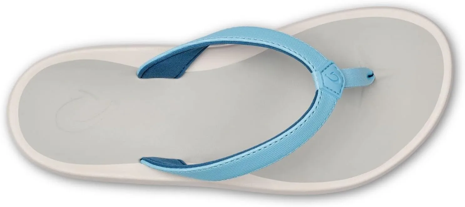OLUKAI Pi'oe Women's Beach Sandals, Water-Resistant Flip-Flop Slides, Ulta Soft & Comfortable Fit, Wet Grip Soles
