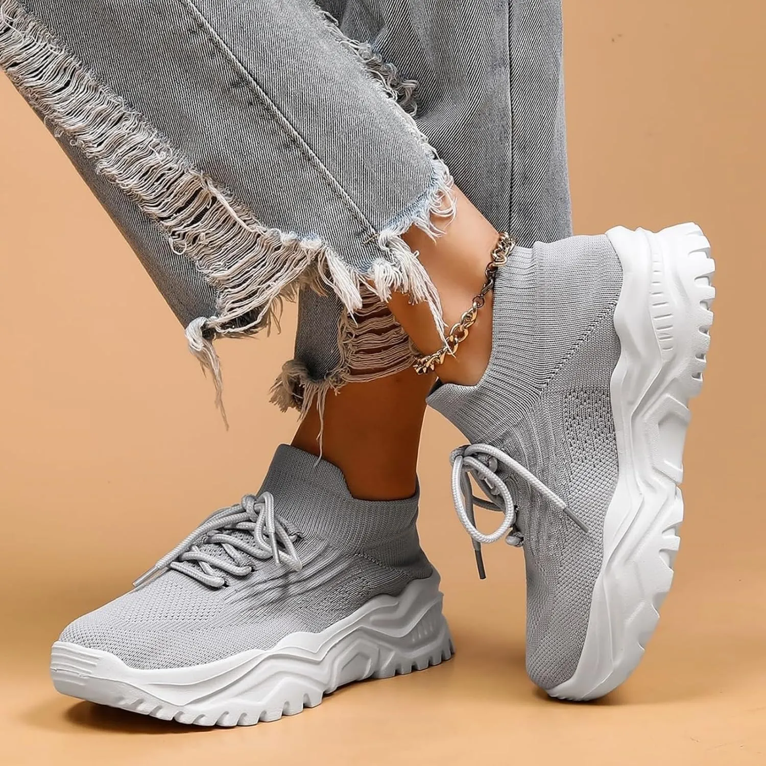 Ortho Pro Shoes for Women Men 2025 New Nurse Babe Shoes,Knit Mesh Breathable Slip-On Sneakers Lightweight Ankle Socks Non Slip Athletic Sneakers,Outdoor Soft Sole Comfort Walking Footwear