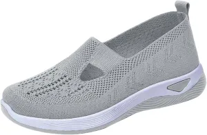 Orthopedic Shoes for Women Breathable Soft Slip On Non Slip Work Shoes Women Comfort Business Casual Shoes Wedge Sneakers Black Tennis Shoe Loafers Shoe