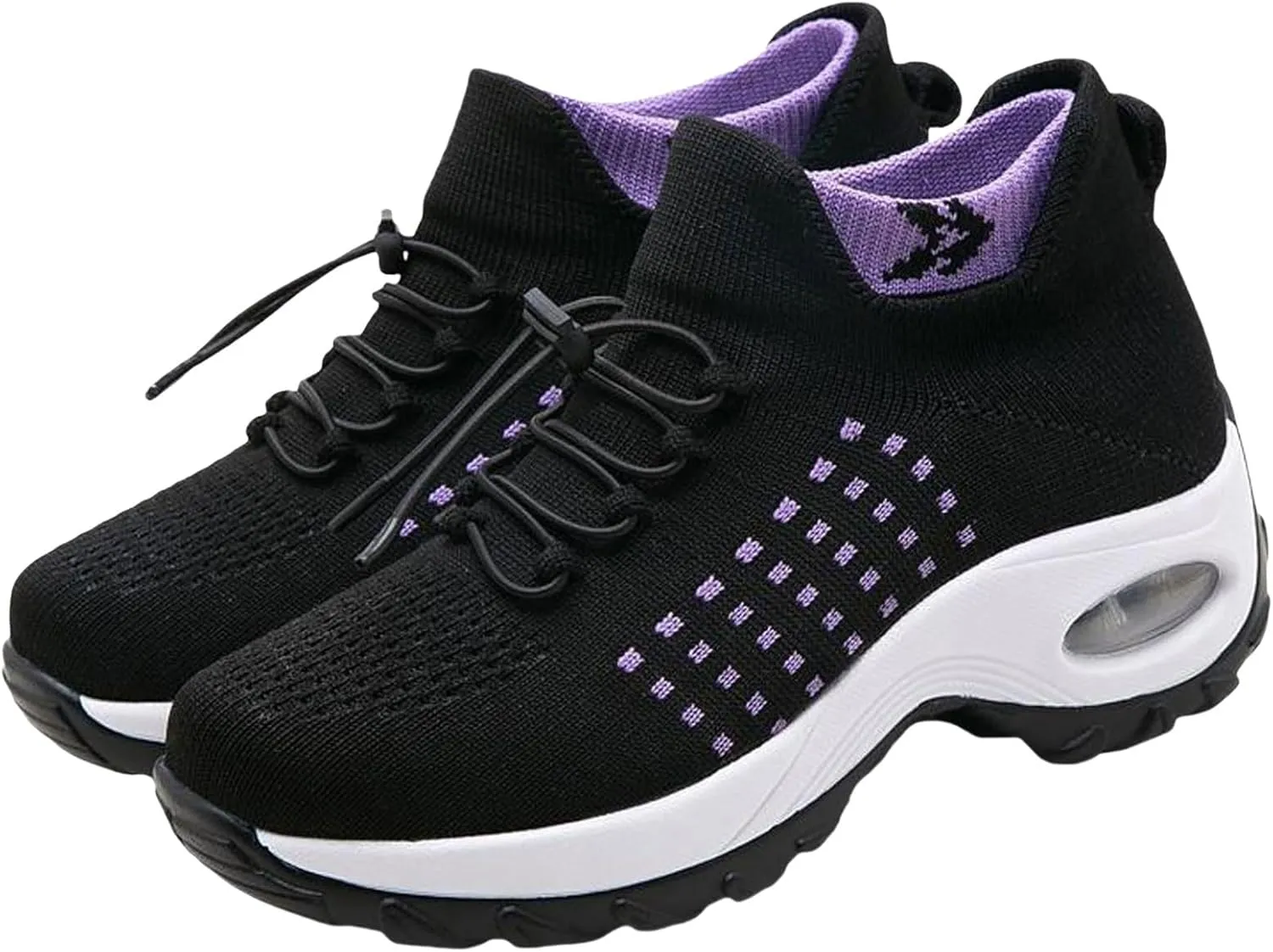 Orthopedic Sneakers Breathable Women Men Platform Air Cushion Buffer Shoes Comfort Wear Ortho Pro Barefoot Shoes Slip-On Breathable Mesh Trainers Athletic Jogging Shoe with Arch Support