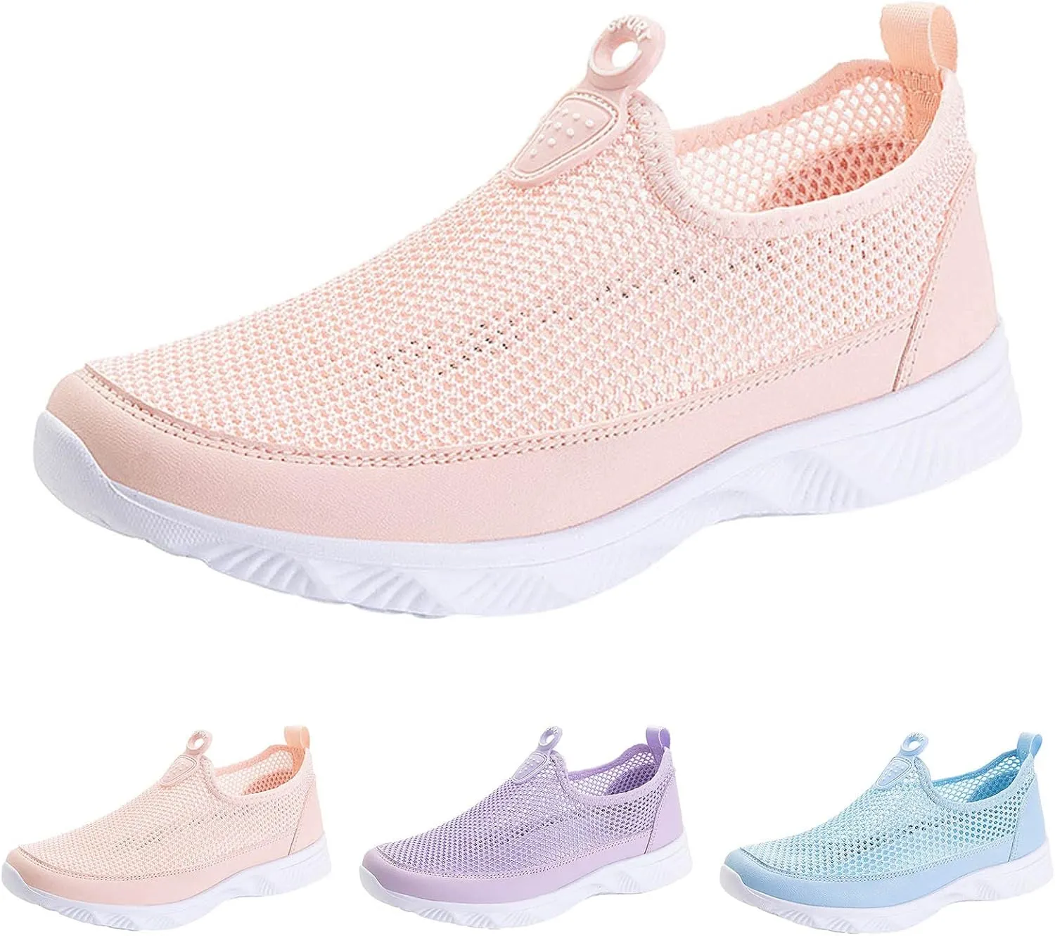 Plantar Fasciitis Shoes Women Black Flats Zapatos Corrector De Juanetes para Mujer Black Slip On Shoes Women Casual Comfortable Sneakers for Women Slip Ons Slip On Shoes for Women with Arch Support