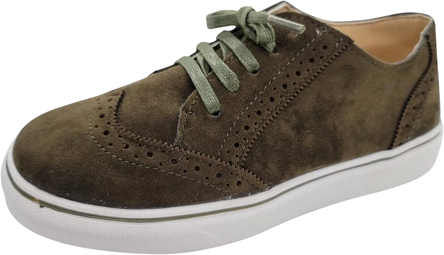 Platform Sneakers for Women Wide Width Slip On Walking Shoes with Arch Support Women Slip On Shoes Wide Feet Women's Fashion Sneakers Red Zapatos Sin Cordones para Mujer Verde Militar