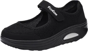 Platform Sneakers Womens Walking Shoes Women's White Fashion Sneakers Comfort Cute Casual Slip On Lightweight Black Loafers Women Platform High Top Sneakers for Women