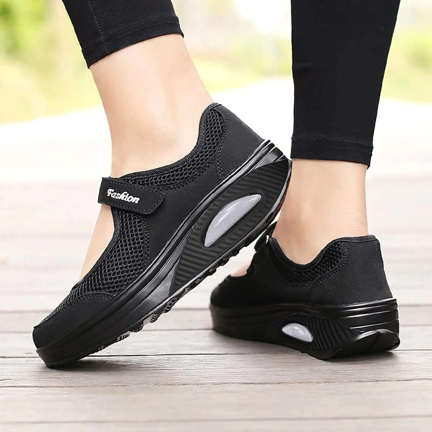 Platform Sneakers Womens Walking Shoes Women's White Fashion Sneakers Comfort Cute Casual Slip On Lightweight Black Loafers Women Platform High Top Sneakers for Women