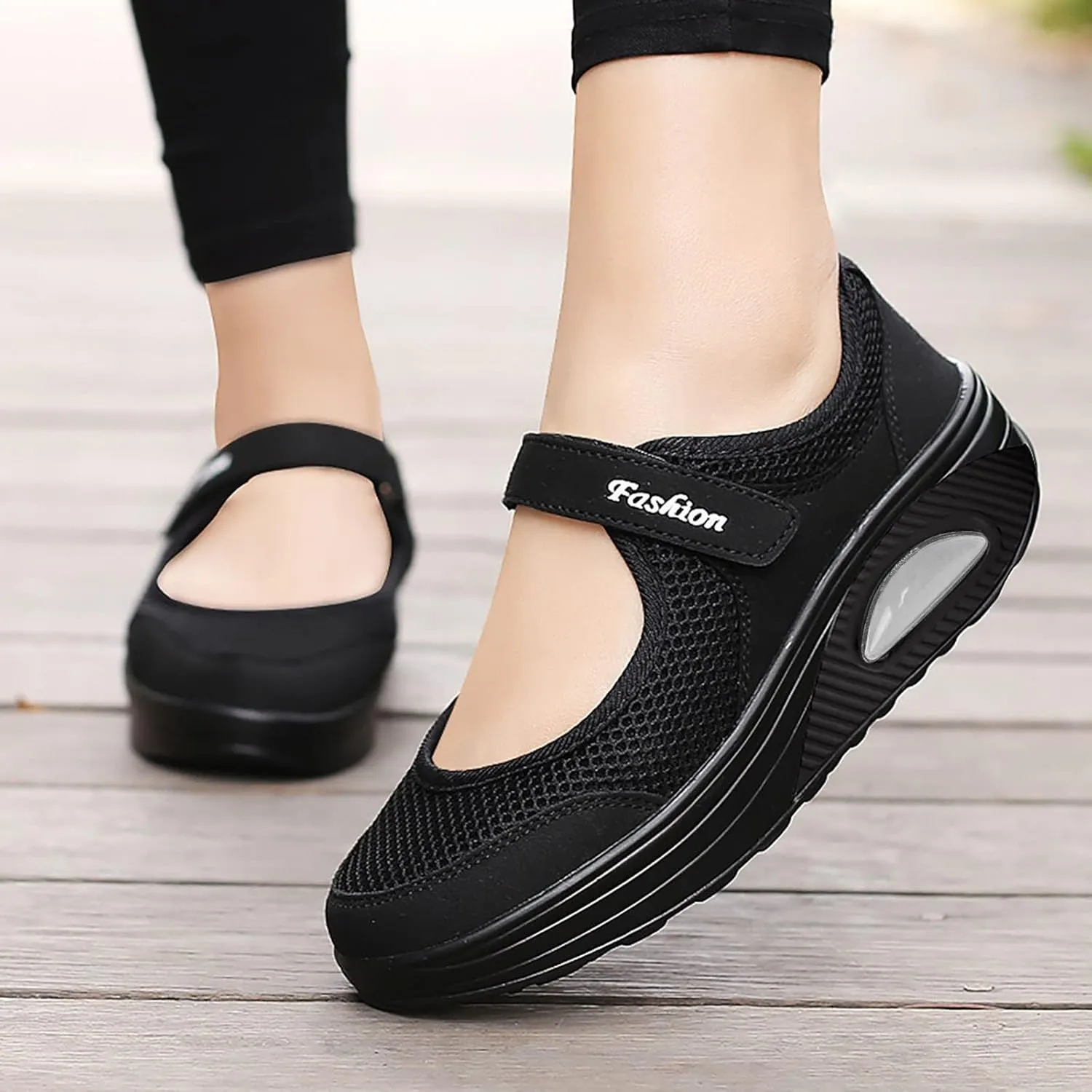 Platform Sneakers Womens Walking Shoes Women's White Fashion Sneakers Comfort Cute Casual Slip On Lightweight Black Loafers Women Platform High Top Sneakers for Women