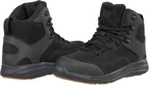 Pro-Grip Womens Athletic Hi Composite Toe Safety Shoes for Work Sneakers Comfortable Lightweight Breathable Slip Resistant Metal Free