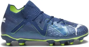 PUMA Kids Boys Future Pro Firm GroundArtificial Ground Soccer Cleats Cleated, Firm Ground - Blue - Size 6.5 M
