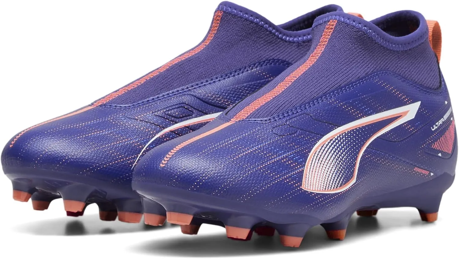 PUMA Kids' Ultra Match Laceless Firm Artificial Ground