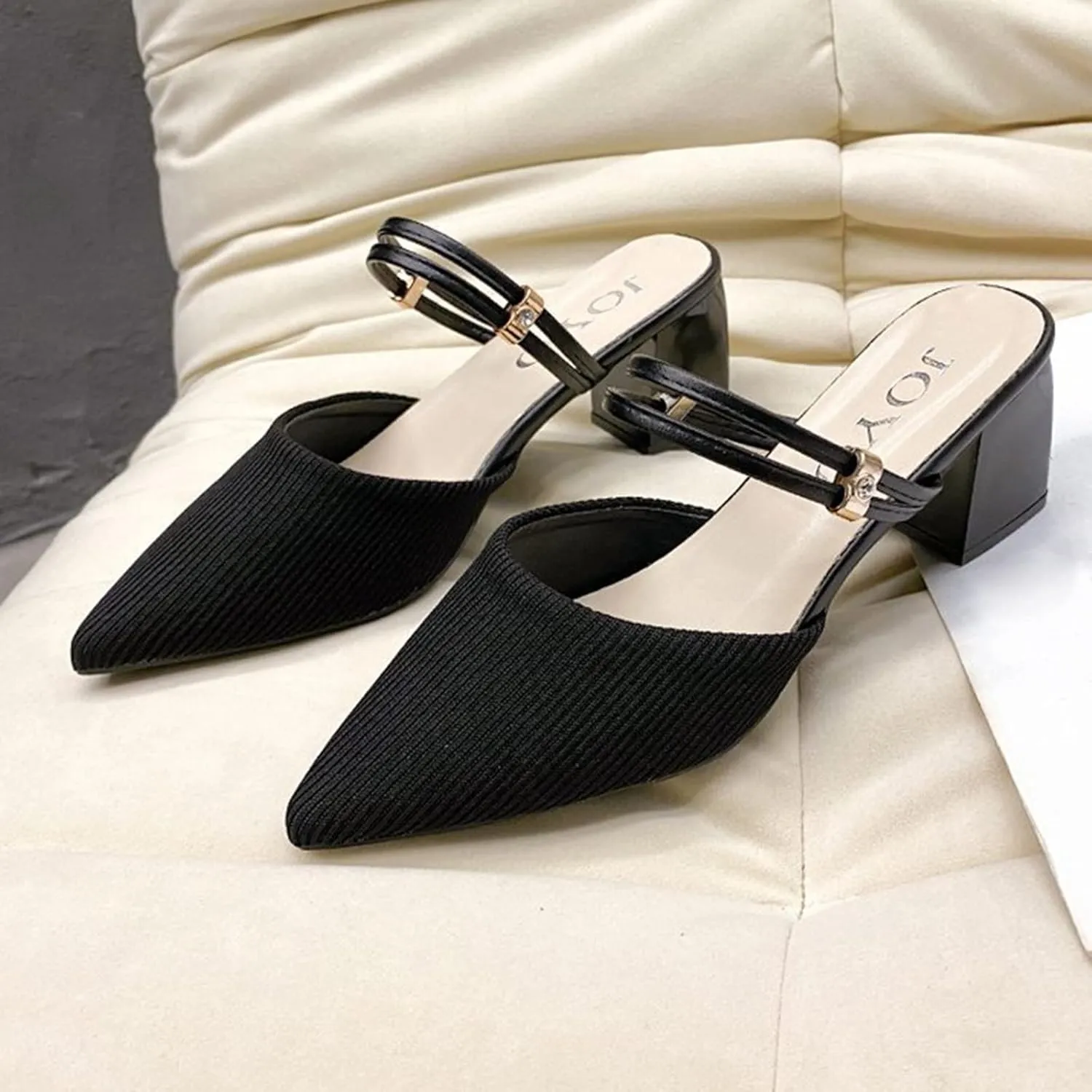 Pumps Strappy Heels for Women Women's Lace Up Heeled Sandals Formal Heels Women's Chunk High Heel Pump Sandals