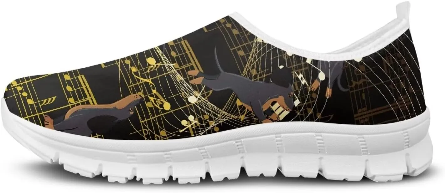 Pxjivorg Women's Slip Ons Flat Lightweight Sneakers Walking Casual Loafers Comfortable Art Painted Travel Outdoor Shoes for Ladies Print Series US Size 5.5-11.5