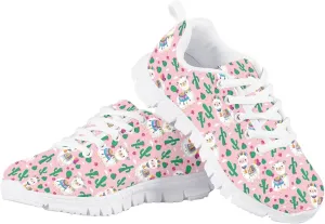 Running Shoes for Kids Lace Up Athletic Shoes Lightweight Sneakers