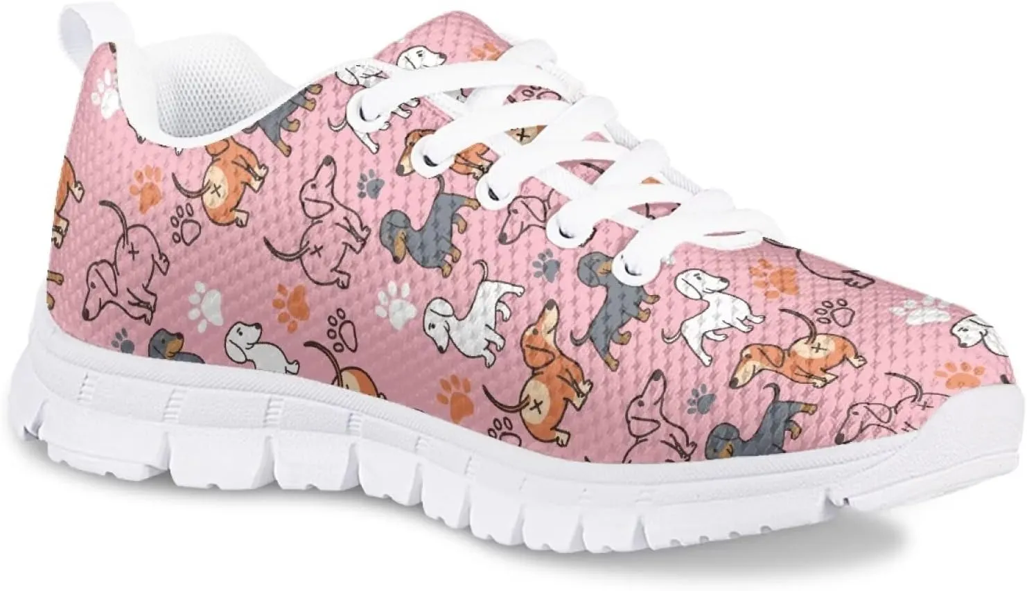Running Shoes for Kids Lace Up Athletic Shoes Lightweight Sneakers