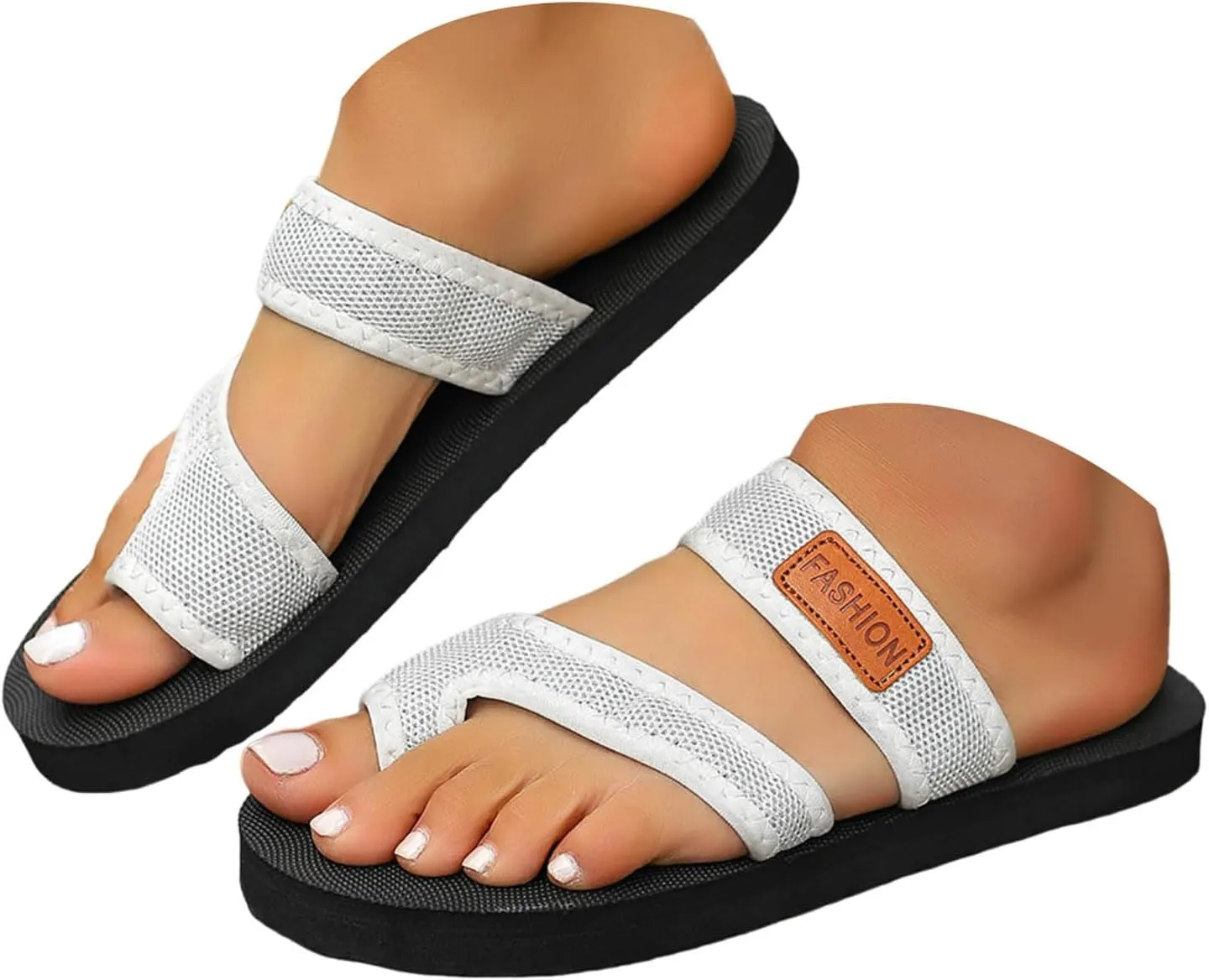Sandals For Women 2025 Comfortable Arch Support Slippers Orthopedic Comfortable Boho Shoes Summer Wedge Flip Flops