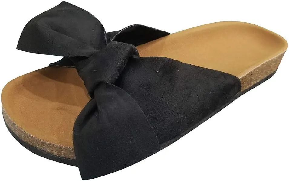 Sandals for Women Wide Width,Women's 2020 Comfy Platform Sandal Shoes Summer Beach Travel Fashion Slipper Flip Flops