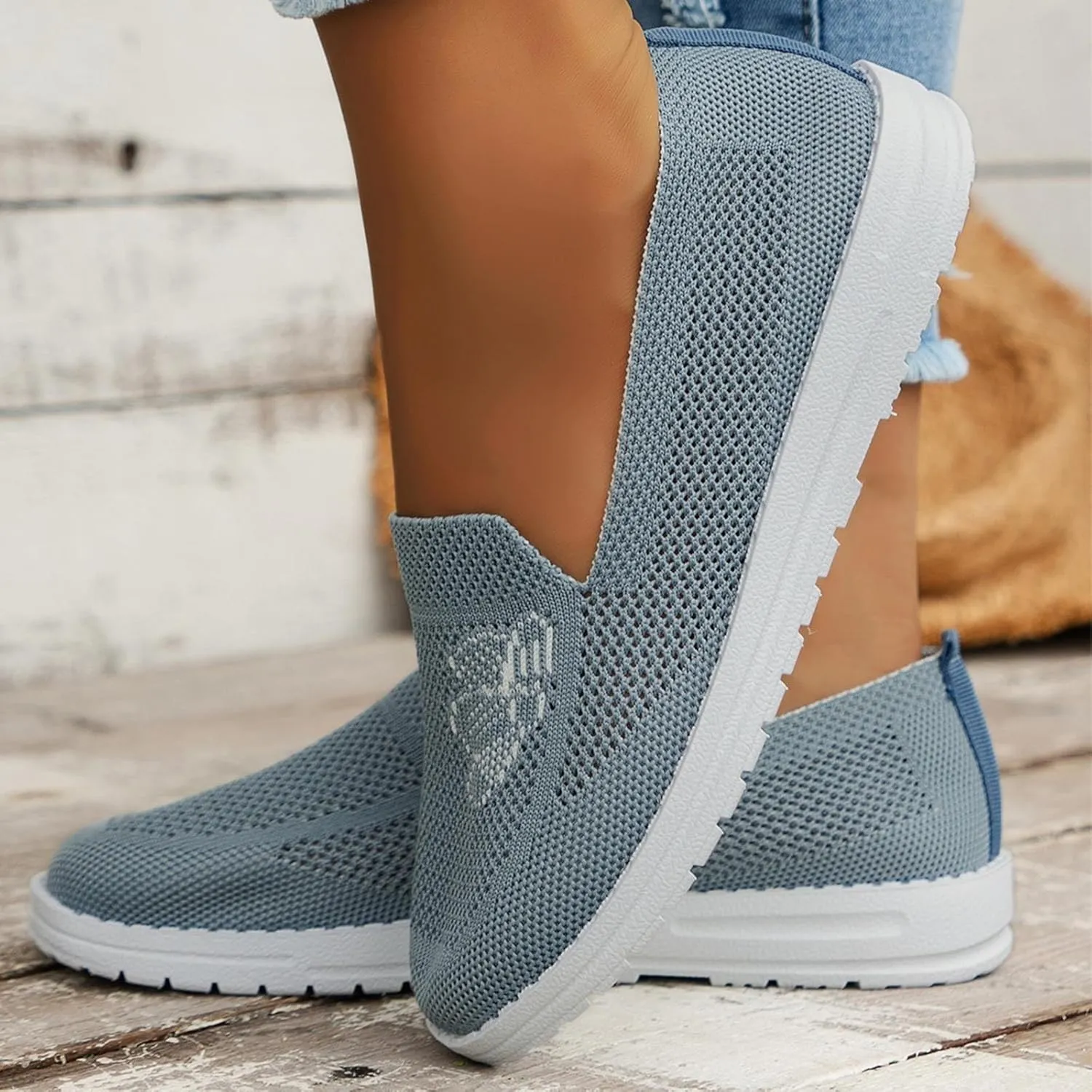SBGMoSJ Plantar Fasciitis Shoes Women Womens Running Shoes Size 11 Wide Width Women's Running Shoes Size 8 and 1/2 Womens Running Shoes Size 7 Wide Zapatos Antideslizante para Mujer Lindos