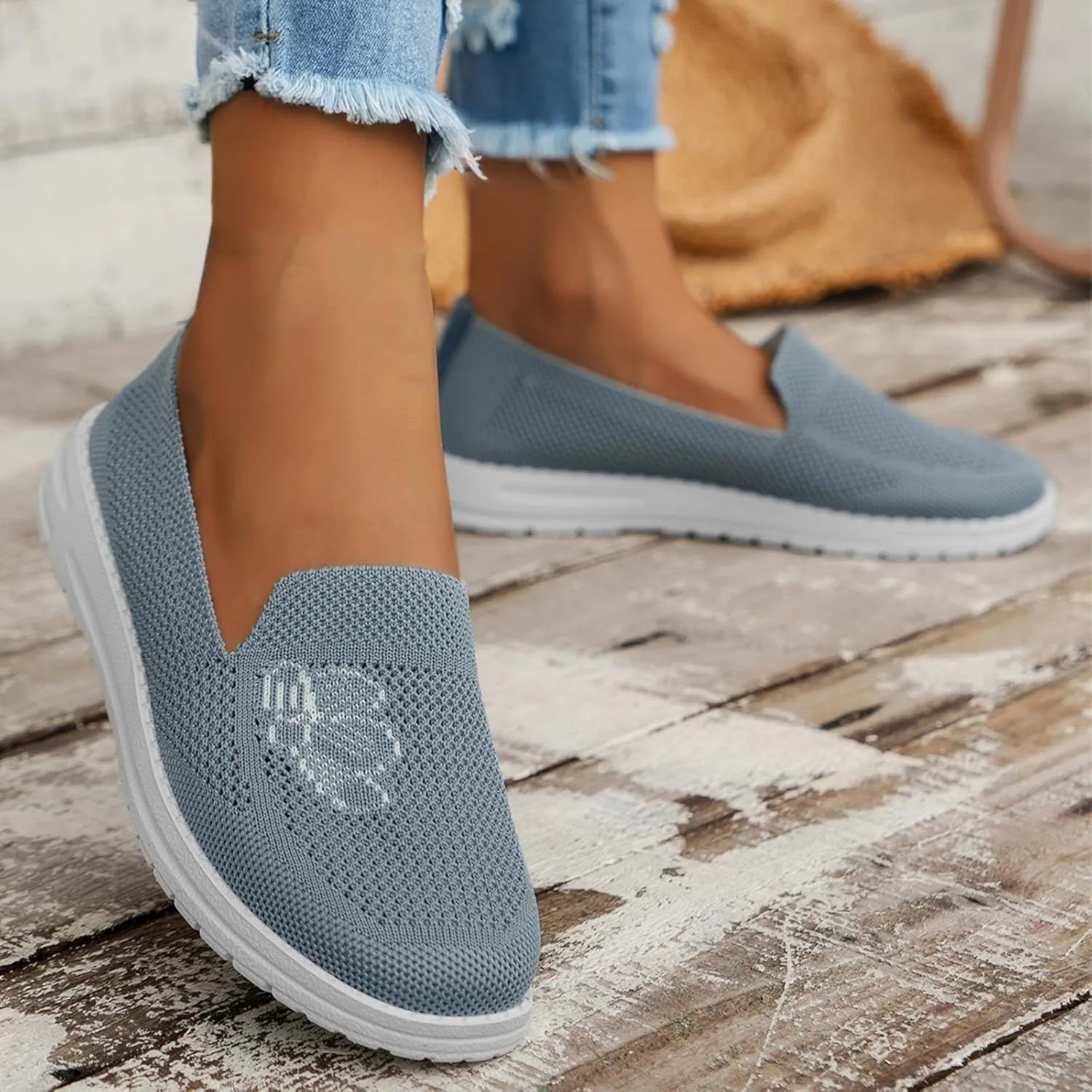 SBGMoSJ Plantar Fasciitis Shoes Women Womens Running Shoes Size 11 Wide Width Women's Running Shoes Size 8 and 1/2 Womens Running Shoes Size 7 Wide Zapatos Antideslizante para Mujer Lindos