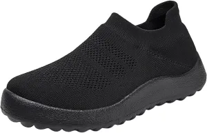 SBGMoSJ Women Athletic Walking Shoes Fashion Sneakers Zapato Tenis Antiderrapante para Mujer Womens Casual Shoes Silver Platform Wedge Sneakers for Women Women Slip On Tennis Shoes Size 8