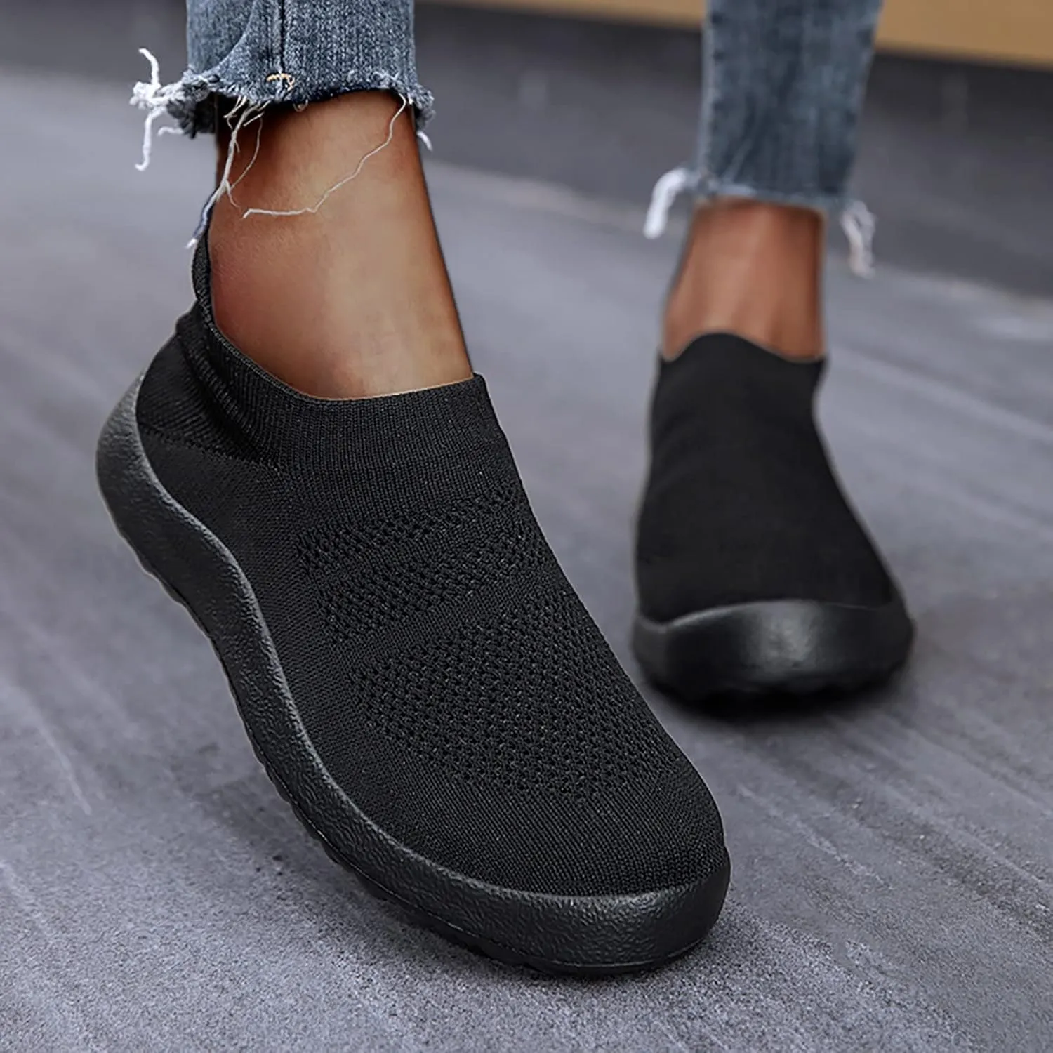 SBGMoSJ Women Athletic Walking Shoes Fashion Sneakers Zapato Tenis Antiderrapante para Mujer Womens Casual Shoes Silver Platform Wedge Sneakers for Women Women Slip On Tennis Shoes Size 8